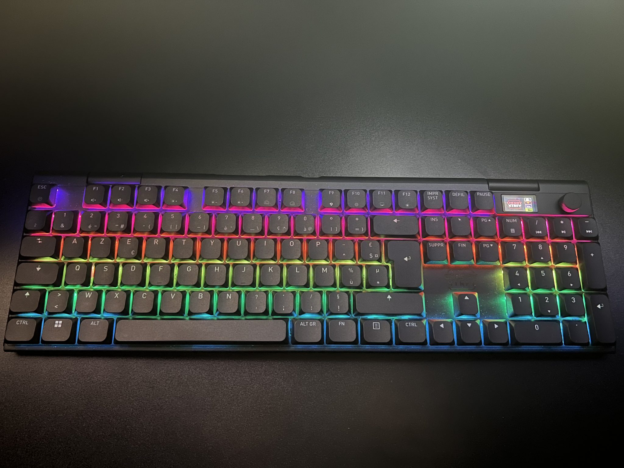 Clavier CHERRY XTRFY MX 10.1 full-size low-profile en aluminium