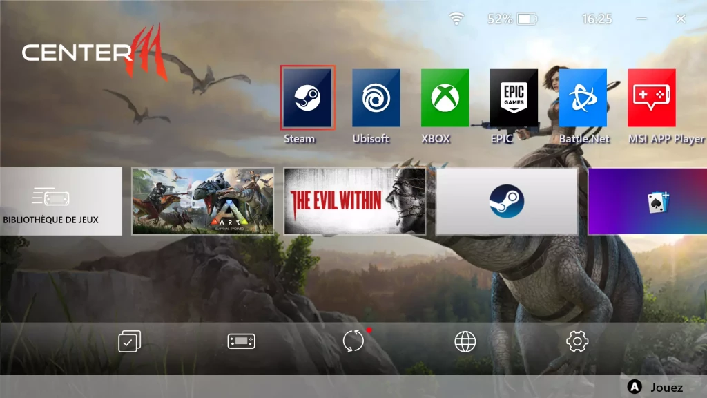 Test de la MSI Claw A1M : la puissance d'un PC gaming au creux de vos mains 4 - Plateformes