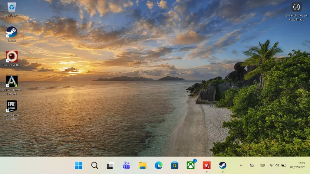 Test de la MSI Claw A1M : la puissance d'un PC gaming au creux de vos mains 4 - Windows 11 Bureau
