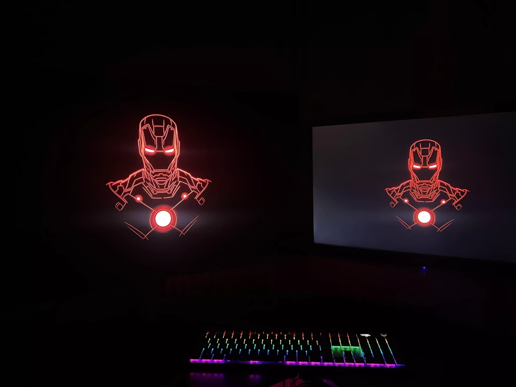 Test MSI MPG 321CURX QD OLED - TechPi.fr - comparaison noirs