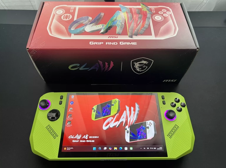 Test MSI Claw A8 BZ2EM-040FR plus puissante, plus endurante, plus convaincante 1