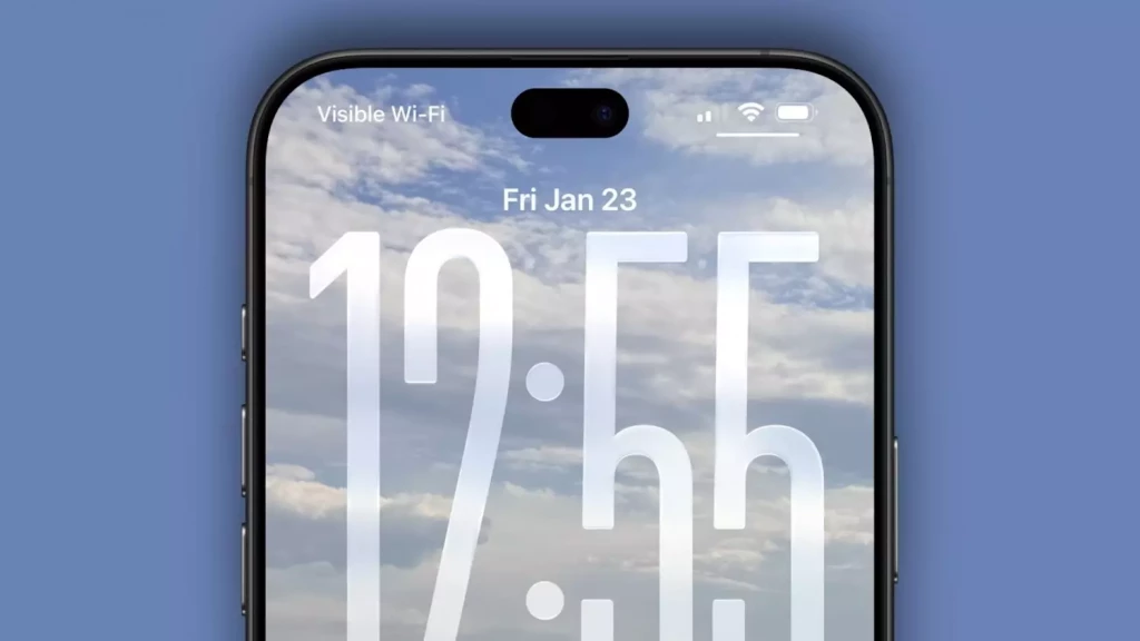 Comparaison conceptuelle entre la Dynamic Island actuelle et la version réduite attendue sur l'iPhone 18 Pro