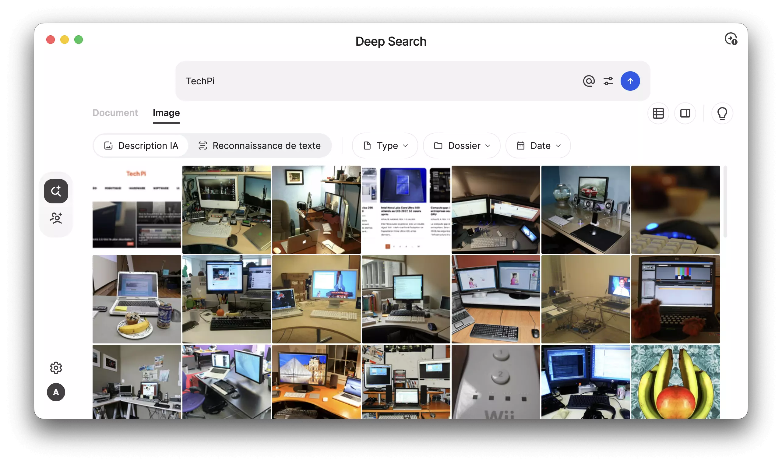 Requête total dans Synology Deep Search remontant des photos de tickets de caisse