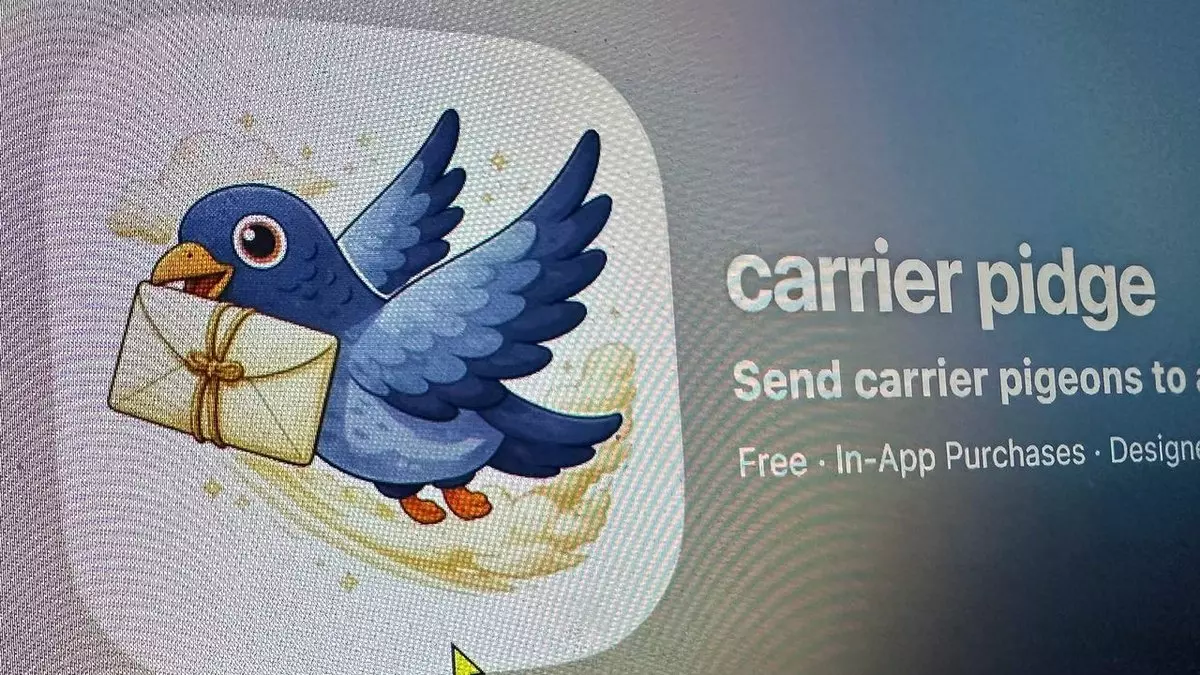 Carrier Pidge ralentit vos textos et peut en perdre 1 sur 500 en route