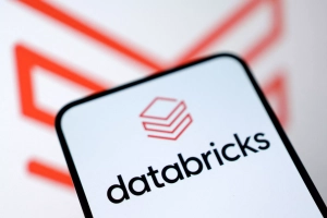 Logo Databricks devant les chiffres 5 milliards et 190 milliards de dollars