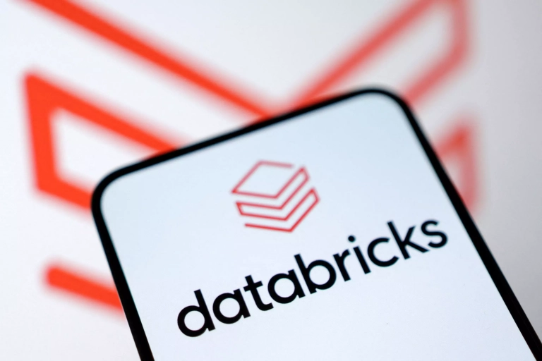 Logo Databricks devant les chiffres 5 milliards et 190 milliards de dollars