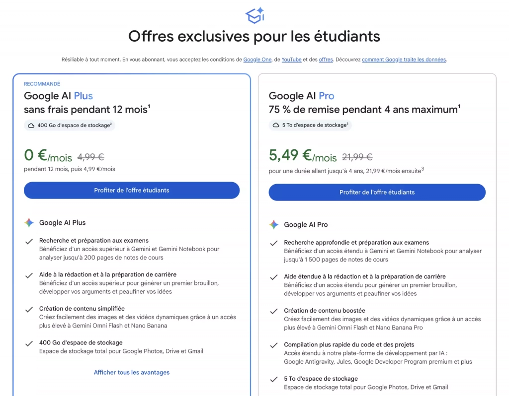 google-ai-plus-gratuit-etudiants-gemini-1-an 3