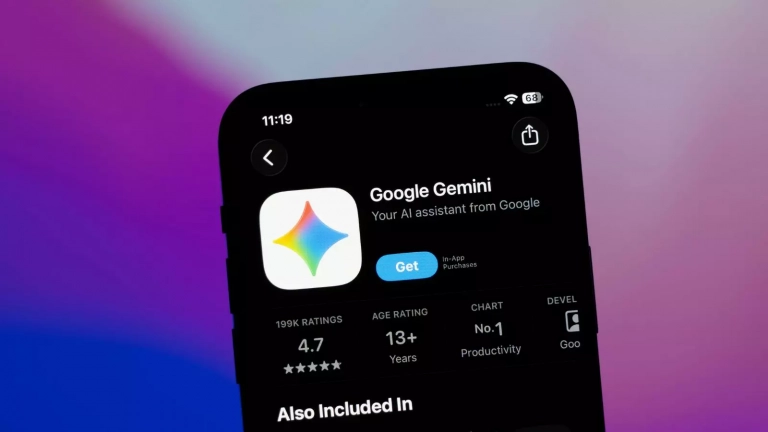 Logo Google Gemini illustrant le cap du milliard d'utilisateurs actifs mensuels