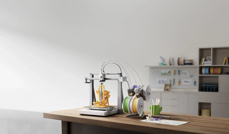 Imprimante 3D FDM pour débutant avec bobine de filament PLA