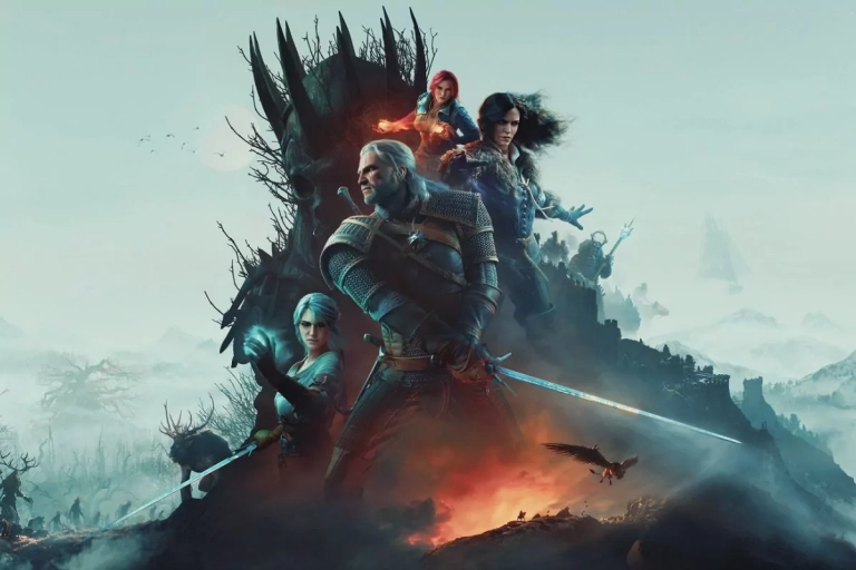 Geralt dans The Witcher 3 Remastered et l’extension Songs of the Past