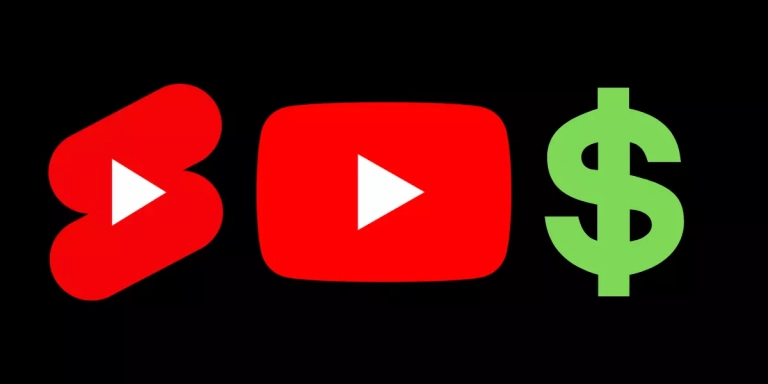 Logo YouTube avec les nouveaux seuils de 8 000 heures et 20 millions de vues Shorts