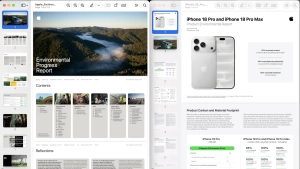Une page d’un PDF peut être glissée directement dans un autre document pour les fusionner.