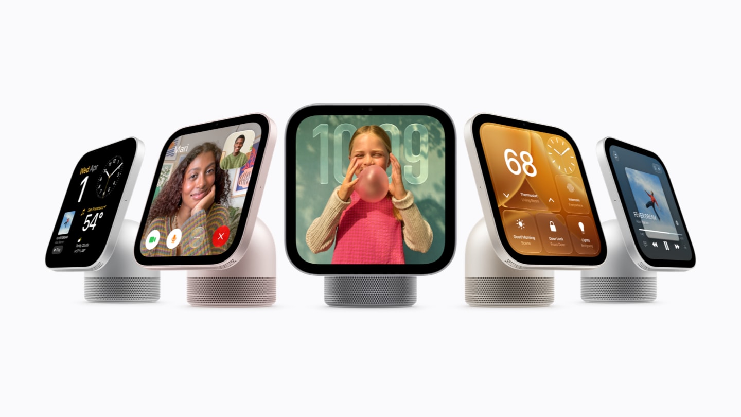 La gamme Apple HomeView, l'écran connecté d'Apple pour la maison