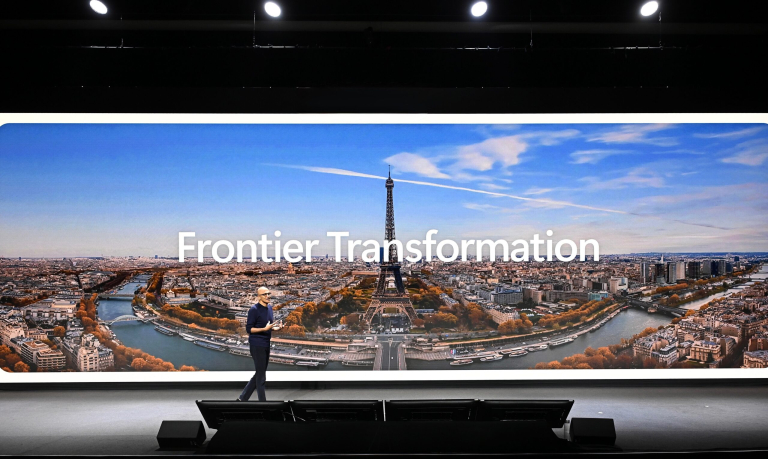 Visuel officiel du Microsoft Frontier Tour du 20 octobre 2026 à Paris consacré à l’intelligence artificielle et à la souveraineté numérique