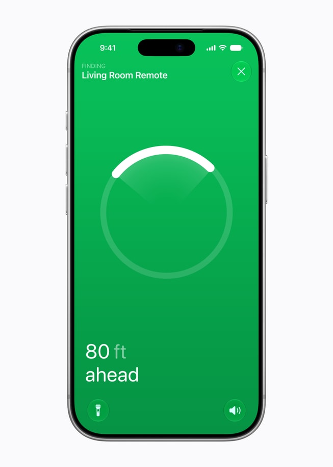 L'app Localiser sur iPhone guide vers la Siri Remote