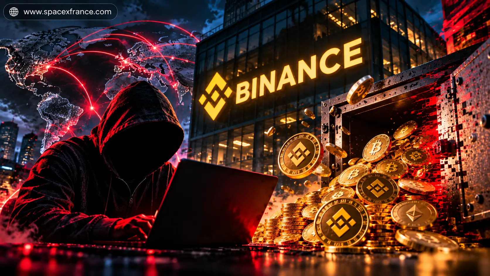 Binance 5,3 milliards crypto piratés le plus gros vol de cryptomonnaies de l’histoire