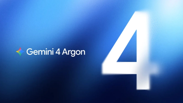 Gemini 4 Argon, nouveau modèle d’intelligence artificielle de Google DeepMind