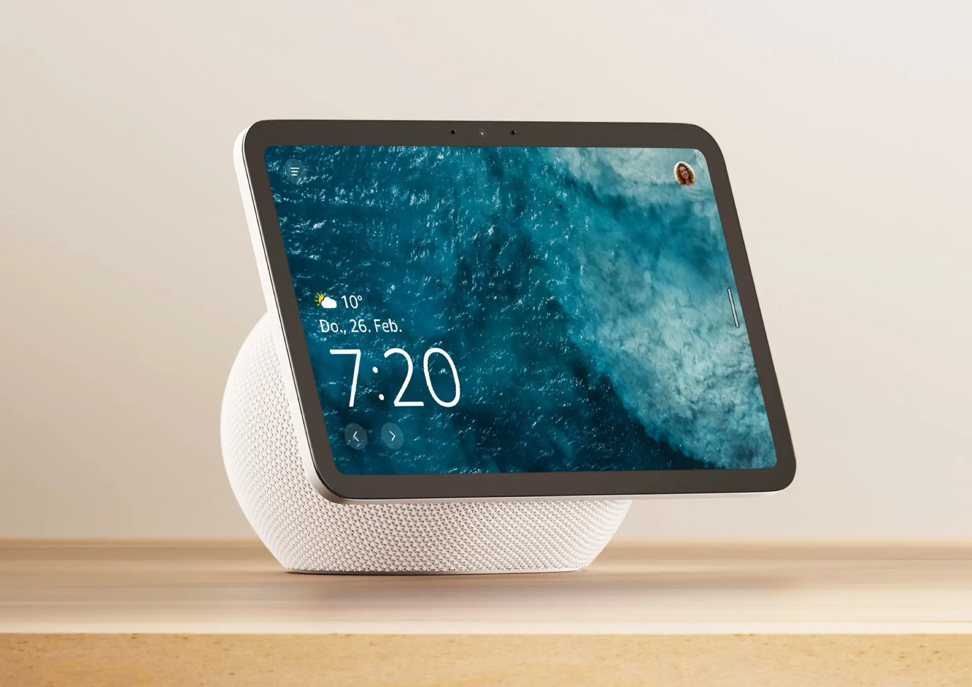 Concept de l’Apple HomePad, futur écran connecté avec Siri AI